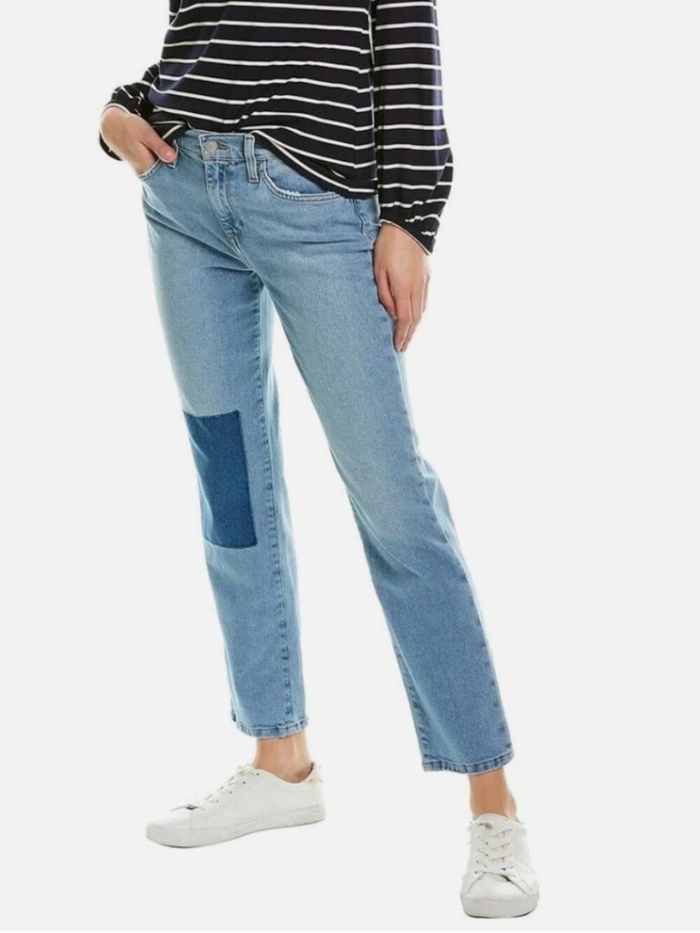 Joe’s Jeans Lara Mid Rise Straight Ankle Jeans In Nishan Patch, 31 NWT